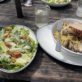 Fish - The Caesar Salad, Linguine and Clams - Seafood Near Me - Sausalito, California