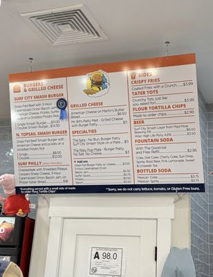 Menu photo 1 Surf City Smash Surf City, NC Menu photo 1 Surf City Smash Surf City, NC