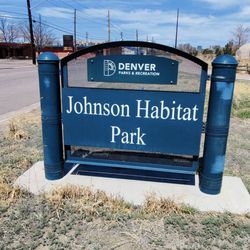 Johnson-Habitat Park - Park sign