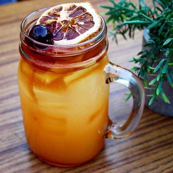 Broken Bit Steakhouse - a drink in a mason jar - Steakhouses Near Me - Quartz Hill, California