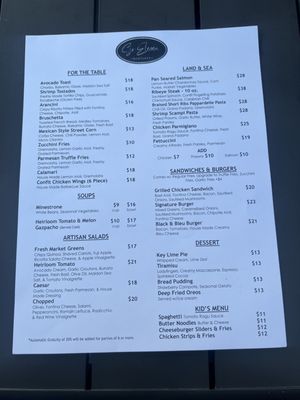 Menu photo 6 Six Eleven  Martinez, CA
