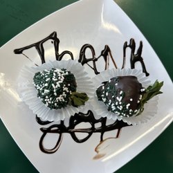 Giovanni's DILLicious Pickles - Chocolate covered strawberries decorated for the Superbowl!