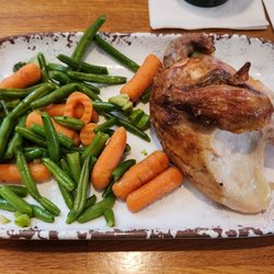 Charcoal Grill & Rotisserie - 1/4 Rotisserie Chicken white