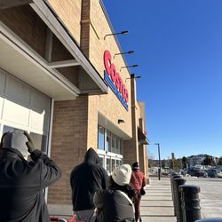 Costco - A line outside