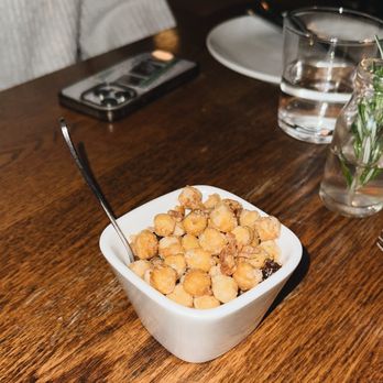 Fox & The Knife - fried chili chickpeas - Wine Bars Near Me - Boston, Massachusetts