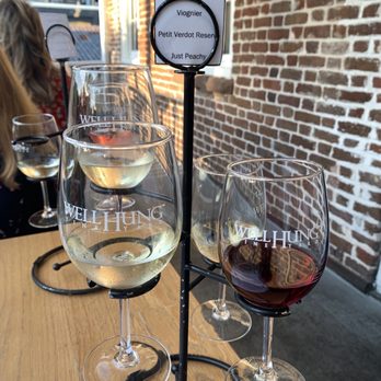 Well Hung Vineyard - Wine flight - Wine Bars Near Me - Charleston, South Carolina Well Hung Vineyard - Wine flight - Wine Bars Near Me - Charleston, South Carolina