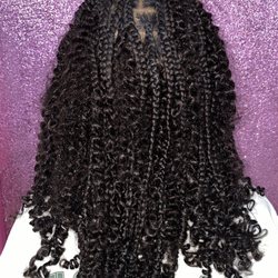 The Keisha B Effect - Knotless boho braids
