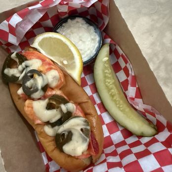 Mystic Lobster Roll - Deep South roll - Seafood Near Me - Fredericksburg, Texas