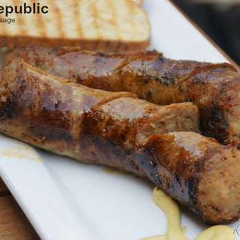 Local Republic - Great UYE today - Tuong Vi P's  Apple wood smoked chicken & pork sausage - Gastropubs Near Me - Lawrenceville, Georgia