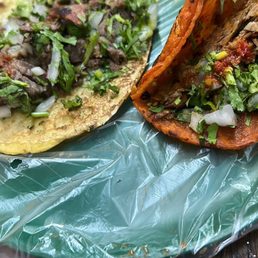 Carne Asada Taco and Birria Taco Carne Asada Taco and Birria Taco