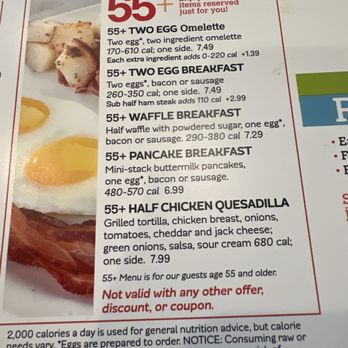 Jimmy's Egg - Senior menu - Breakfast & Brunch Near Me - Durant, Oklahoma