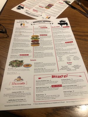 Menu photo 5 Broken Arrow Tap House Mescalero, NM