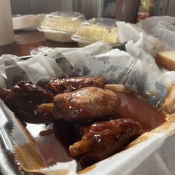 Tin Top - Pig wings! So tender, falls off the bone!