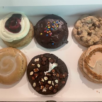 Crumbl - Chantilly - Cookie Butter, Honey Bun, Galaxy Brownie, Rocky Road, Blueberry Cheesecake, & Milk Chocolate Chip - Bakeries Near Me - Chantilly, Virginia