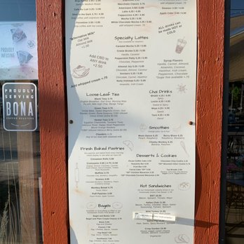New Moon Bakery and Cafe - Posted menu - Bakeries Near Me - Nederland, Colorado