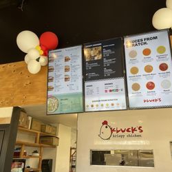 Kluck’s Krispy Chicken - Check out the menu y'all!