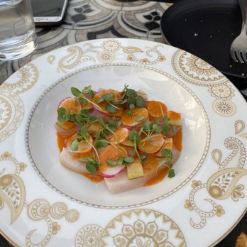 Margot - Hamachi Crudo - Spanish Near Me - Culver City, California Margot - Hamachi Crudo - Spanish Near Me - Culver City, California