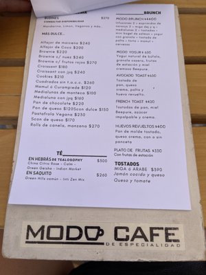 Menu photo 4 Modo Café Villa Pueyrredón, C