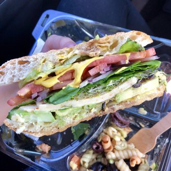Vintage Grocers - $10.50 Huge BYO sandwich with choice of side. I did all veggies, add avocado, + cheese on ciabatta with extra mustard. So good - Grocery Near Me - Malibu, California Vintage Grocers - $10.50 Huge BYO sandwich with choice of side. I did all veggies, add avocado, + cheese on ciabatta with extra mustard. So good - Grocery Near Me - Malibu, California