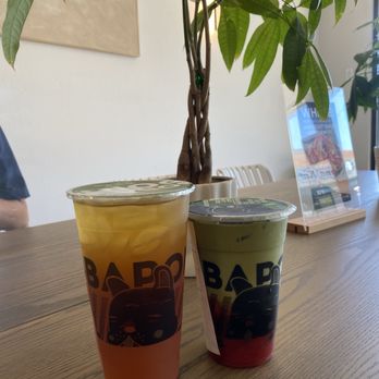BoBaPoP Tea Bar - Guava green tea, strawberry matcha latte was - Bubble Tea Near Me - San Marcos, California
