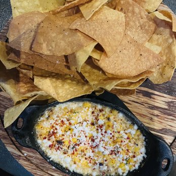 High Rail: Rooftop Bar + Space - Elote dip. YUM YUM - American Near Me - Chattanooga, Tennessee High Rail: Rooftop Bar + Space - Elote dip. YUM YUM - American Near Me - Chattanooga, Tennessee