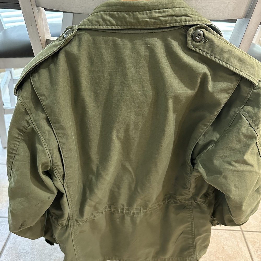 T Alteration & Tailor - Back of Army jacket - Sewing & Alterations Near Me - Houston, Texas T Alteration & Tailor - Back of Army jacket - Sewing & Alterations Near Me - Houston, Texas
