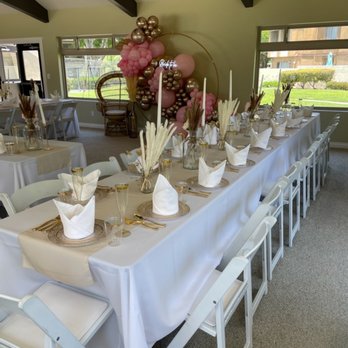 Linda Luxe Events - Bridal Shower table set up and decorations - Party & Event Planning Near Me