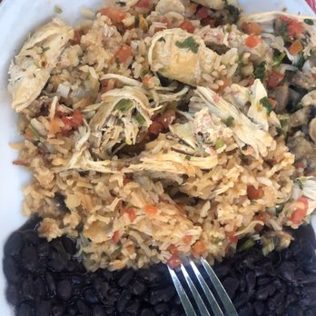 Las Guitarras Restaurant - Arroz con Pollo with blackbeans - Mexican Near Me - Novato, California