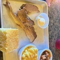 Brisket would not recommend cost to much for what you get sides where good. The brisket was tough not good at all.