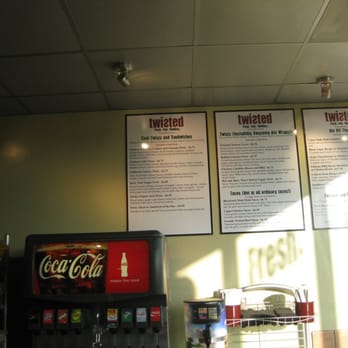 Twisted Fresh - menu on wall - New American Near Me - Shawnee, Kansas Twisted Fresh - menu on wall - New American Near Me - Shawnee, Kansas