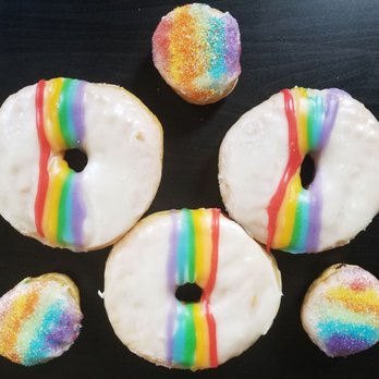 Firecakes Donuts - Rainbow donuts for Pride! - Donuts Near Me - Chicago, Illinois