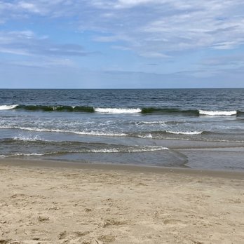 Sandbridge Beach - Clean sand and moderate waves at Sandbridge Beach in Virginia Beach, VA - Beaches Near Me - Virginia Beach, Virginia