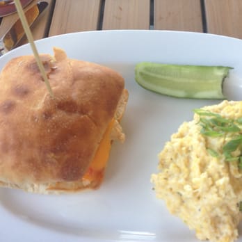 Marlow's Tavern - Chicken Salad Sandwich with Jalapeño Corn grits - New American Near Me - Orlando, Florida Marlow's Tavern - Chicken Salad Sandwich with Jalapeño Corn grits - New American Near Me - Orlando, Florida