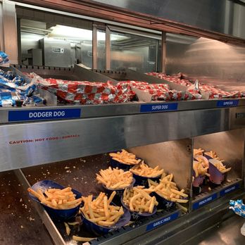 Dodger Stadium - Dodger Dog and Garlic Fries - Stadiums & Arenas Near Me - Los Angeles, California
