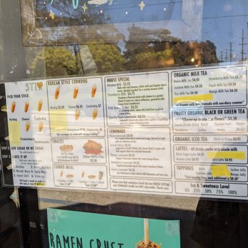 STIX - Window menu, shelter in place - Hot Dogs Near Me - San Francisco, California
