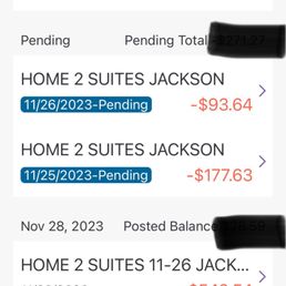 Proof account was debited 3 times