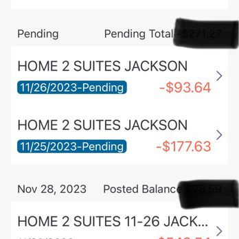 Home2 Suites by Hilton Jacksonville South St Johns Town Ctr - Proof account was debited 3 times - Hotels Near Me - Jacksonville, Florida