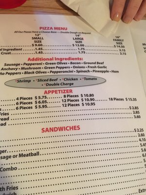 Menu photo 5 Joe's Pizzeria Wheeling, IL