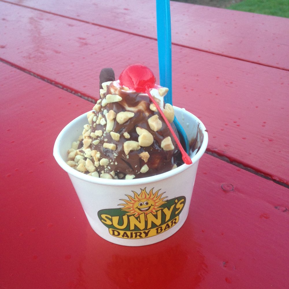 Sunny's Dairy Bar - Small Nutella sundae with chopped nuts, chocolate finger cookie and a cherry on top! - Ice Cream & Frozen Yogurt Near Me - Summerside, Prince Edward Island Sunny's Dairy Bar - Small Nutella sundae with chopped nuts, chocolate finger cookie and a cherry on top! - Ice Cream & Frozen Yogurt Near Me - Summerside, Prince Edward Island