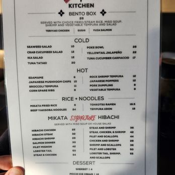 Mikata - Menu - Sushi Bars Near Me - Dunwoody, Georgia