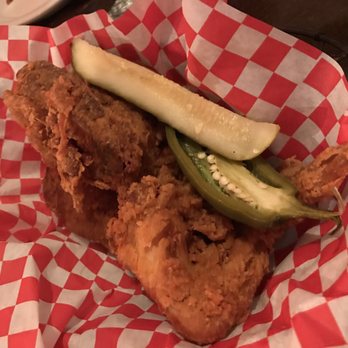 Lucy's Fried Chicken - Basket of golden fried chicken - New American Near Me - Austin, Texas Lucy's Fried Chicken - Basket of golden fried chicken - New American Near Me - Austin, Texas
