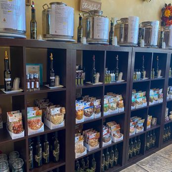 Monterey's Tasty Olive Bar - Olive oils - they have a whole other section in the front with different flavors of infused oils! - Specialty Food Near Me - Monterey, California