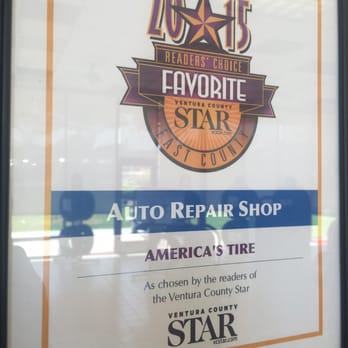 America's Tire - VC Star 2015 Readers Choice Award - Tires Near Me - Simi Valley, California America's Tire - VC Star 2015 Readers Choice Award - Tires Near Me - Simi Valley, California