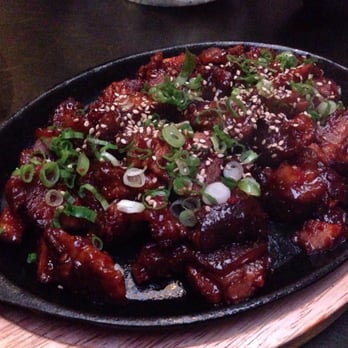 Agit - Spicy pork...comes with make-ur-own rice ball lol - Bars Near Me - Niles, Illinois