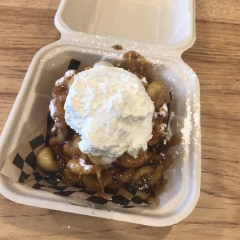 Endless Summer Sweets - Caramelized banana funnel cake - Desserts Near Me - Berkeley, California
