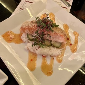 Fletcher's - Peanut Crusted Salmon - New American Near Me - Park City, Utah