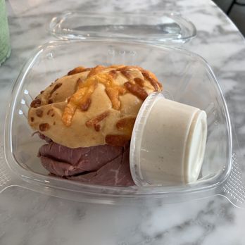 Ellie's Table - Beef Palm Sandwich w/side of horseradish sauce - Cafes Near Me - Irvine, California