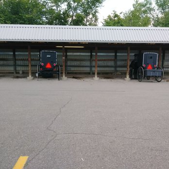 Walmart Supercenter - Horse stall buggy parking - Department Stores Near Me - Millersburg, Ohio