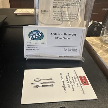 VOM FASS - Owner info - Specialty Food Near Me - Maplewood, Missouri