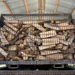 Sibi Firewood - We use 1/2 cord bins to dry our wood in the kiln.